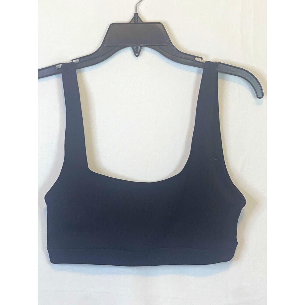 Topshop Wireless Pullover Bralette Bra/Swim Top Wide Strap Black Women’s US 8